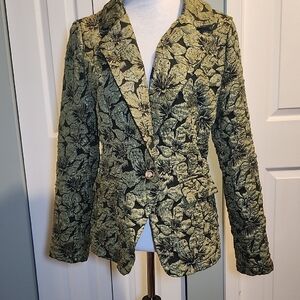 Shein Floral Green Women's Jacket